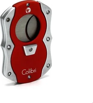 Colibri "Cut" Cigarrgiljotin Röd/Silver