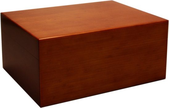 Humidor Bambu brun frostad 50