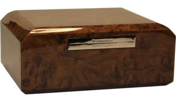 Prometheus Oktagon Humidor Valnöt 50 Cigarrer 