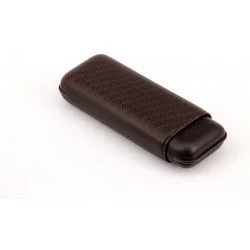 Davidoff Cigarrfodral XL-2 Brunt Läder 