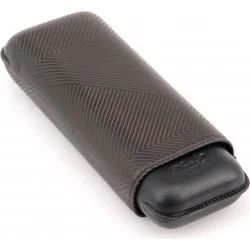 Davidoff Cigarrfodral XL-2 Läder Svart Blad
