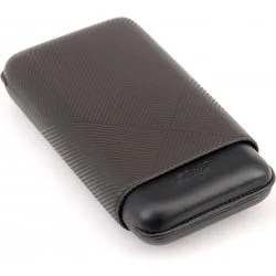Davidoff Cigarrfodral XL-3 Läder Svart Blad