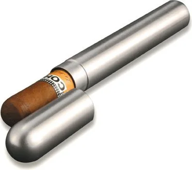 Adorini cigarrtub i förstklassigt stål för 1 cigarr