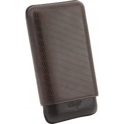 Davidoff XL-3 Cigarrfodral Läder Brun Enjoy