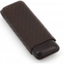 Davidoff Cigarrfodral XL-2 Brunt Läder
