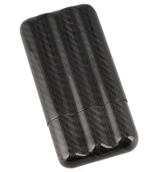 Carbon Fiber Cigar Case för 3 cigarrer