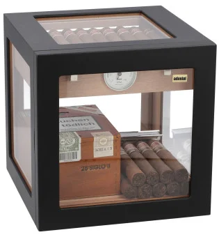 Adorini Cube Deluxe Humidor Svart bild 5