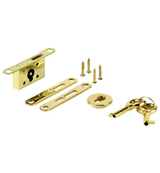 Humidor Svängbult Lås Standard Set Guld