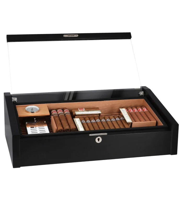 adorini Vega Deluxe Display Humidor Svart bild 109