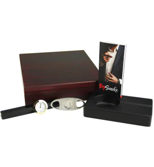 BigSmoke Humidor Set Brun