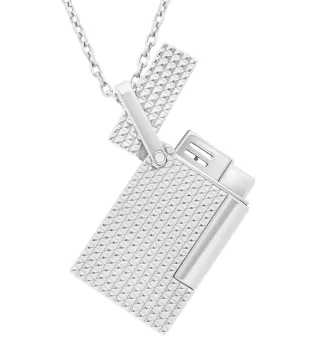 S.T. Dupont Halsband Tändare Silver K27066CH