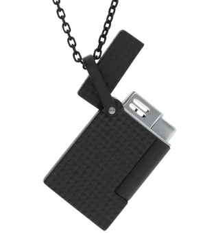 S.T. Dupont Tändare Halsband Svart K27068CH