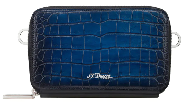 S.T. Dupont Le Grand Atelier Cigar Crossbody Väska Blå 141352