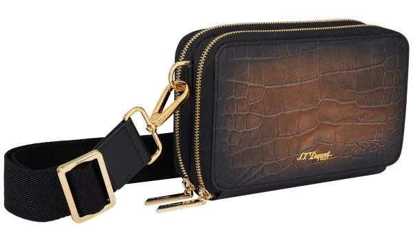 S.T. Dupont Le Grand Atelier Cigarr Crossbody Väska Havana 141452
