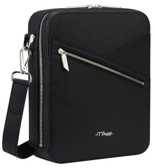S.T. Dupont Neo Capsule Cigarr Crossbody Väska Svart 141003