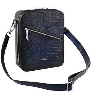 S.T. Dupont Le Grand Atelier Cigarr Crossbody Väska Blå 141353