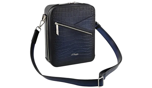 S.T. Dupont Le Grand Atelier Cigarr Crossbody Väska Blå 141353