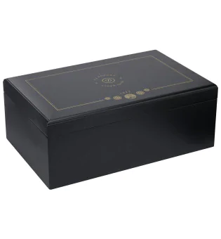 S.T. Dupont Cigarr Klubb Premium Humidor Svart 001312