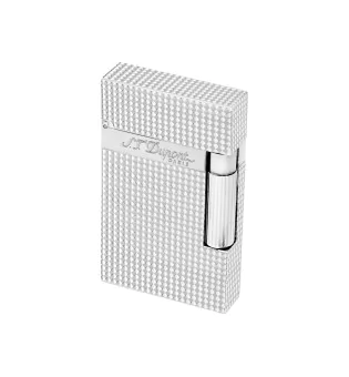 ST Dupont Ligne 2 tändare Diamantmönster Silver bild 101