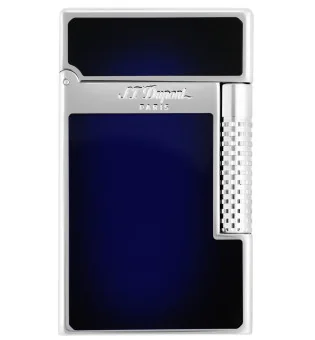 S.T. Dupont Le Grand Cling Tändare Soluppgång Blå Lack Palladium C23013