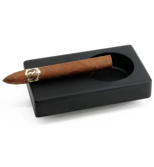 BigSmoke trä cigarraskfat svart för 1 cigarr