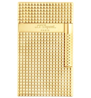 S.T. Dupont Le Grand Cling Tändare Diamantskaft Gult Guld C23009