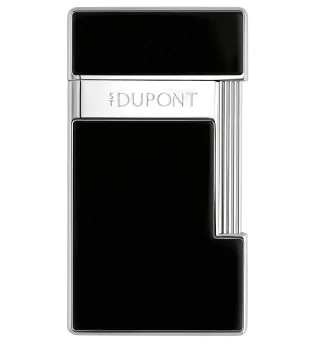 S.T. Dupont Slimmy Tändare Svart Lack Krom 028221