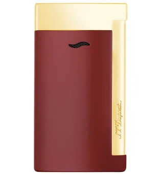 ST Dupont Slim 7 tändare röda och gyllene ytor