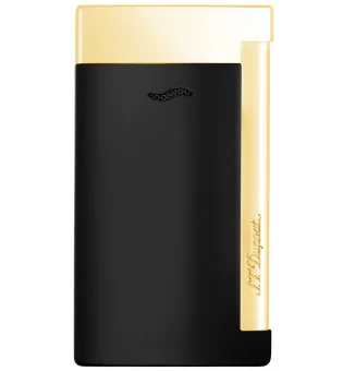 ST Dupont Slim 7 svarta och gyllene ytor