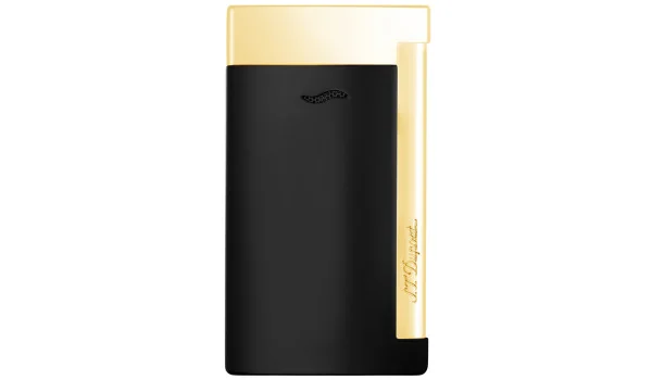 ST Dupont Slim 7 svarta och gyllene ytor