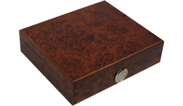 Angelo Humidor Burl Trä Dekor