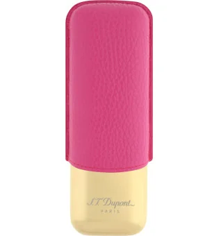 S.T. Dupont Cigarrfodral för 2 cigarrer rosa/guld183245