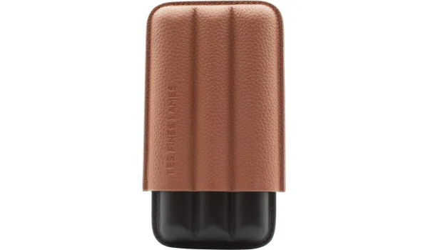 Les Fines Lames Cigarrfodral Trio Brun