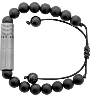 Les Fines Lames Punch Armband Onyx Matte