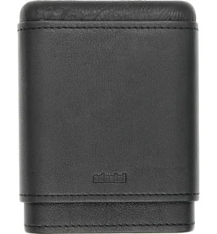 adorini svart Real Läderfodral till 3-5 Cigarrer