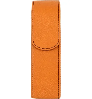 adorini Cigarrfodral i Fickformat Orange med Svart Garn