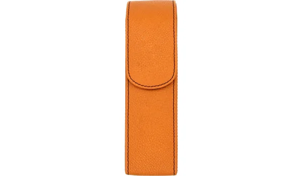 adorini Cigarrfodral i Fickformat Orange med Svart Garn