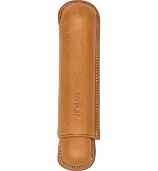 Jemar Läder Enkel Cigarrfodral Natur 464/1