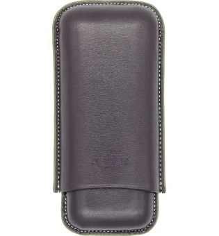 Jemar Läder Dubbelt Cigarrfodral Edge Barniz 464/2