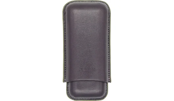 Jemar Läder Dubbelt Cigarrfodral Edge Barniz 464/2