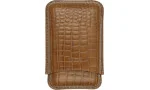 Jemar Läder Trippelt Cigarrfodral Coco Camel 464/3