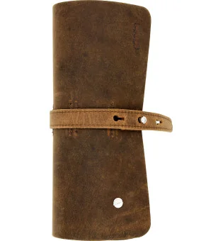 Adorini Cigarrulle äkta läder brun