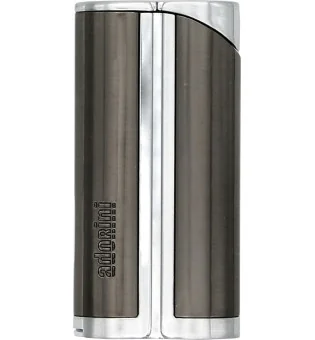 adorini Single Jet-tändare Curve Gunmetal inkl. Cigarrstans