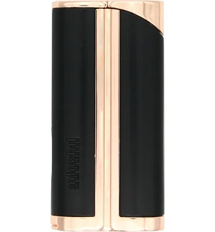 adorini Single Jet-tändare Curve Svart / Roséguld inkl. Cigarrstans