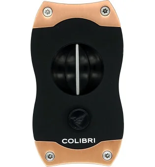Colibri V-Cut Cigarrsnoppare Svart/Roséguld