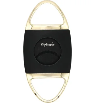 BigSmoke Snoppare svart och guld, tandat svart blad