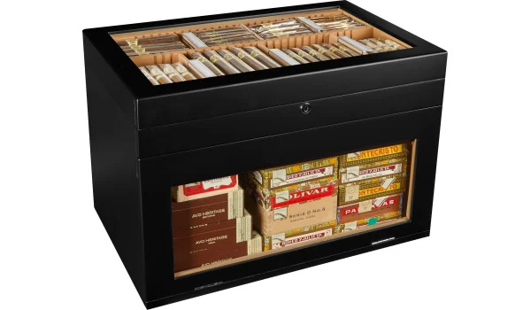 adorini humidor Portico Deluxe svart bild 13