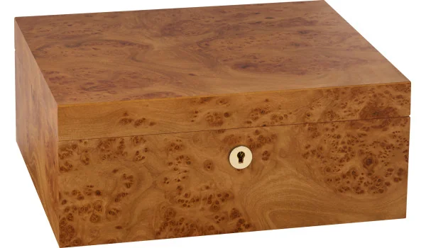 adorini Humidor Catania Elm Burl Medium Deluxe