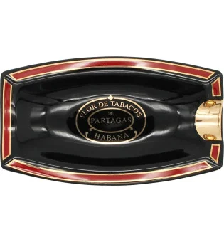 Partagas svart askkopp för en cigarr