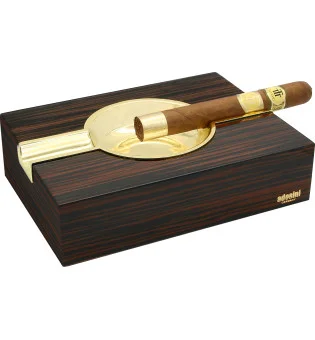 adorini Cigarraskfat i ebenholts, högblank
